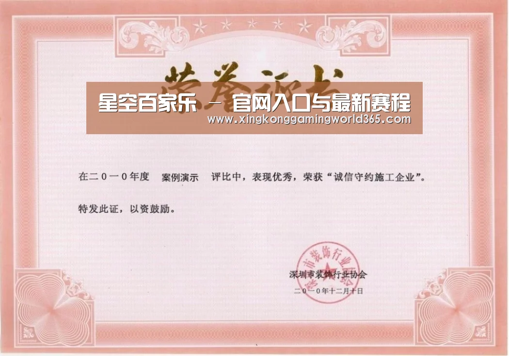 荣誉证书二